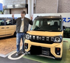 スペーシアギア　納車させていただきました